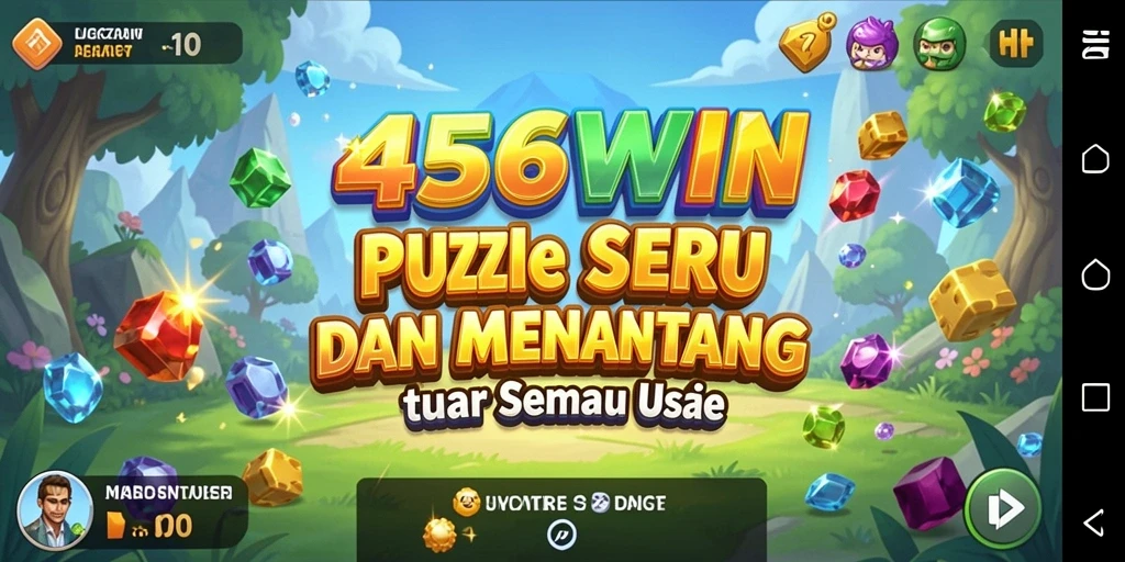 Gameplay seru 456WIN dengan berbagai tantangan puzzle.