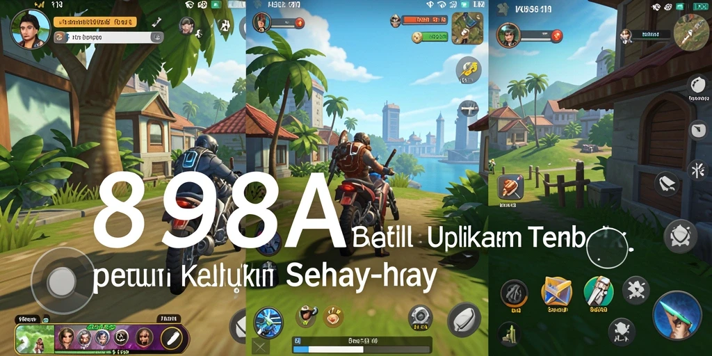 Tampilan antarmuka 898A yang modern dan intuitif.