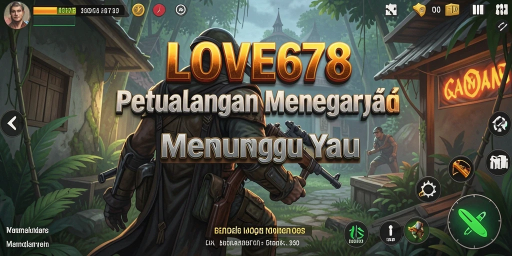 Tangkapan layar utama LOVE678 menampilkan gameplay petualangan yang mendebarkan.