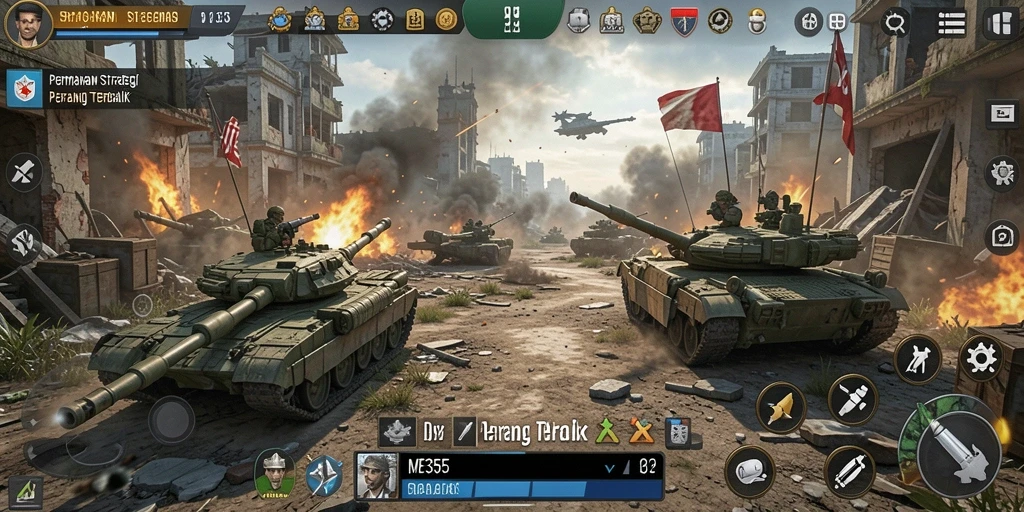 Gameplay seru dalam ME355 dengan strategi yang menantang.